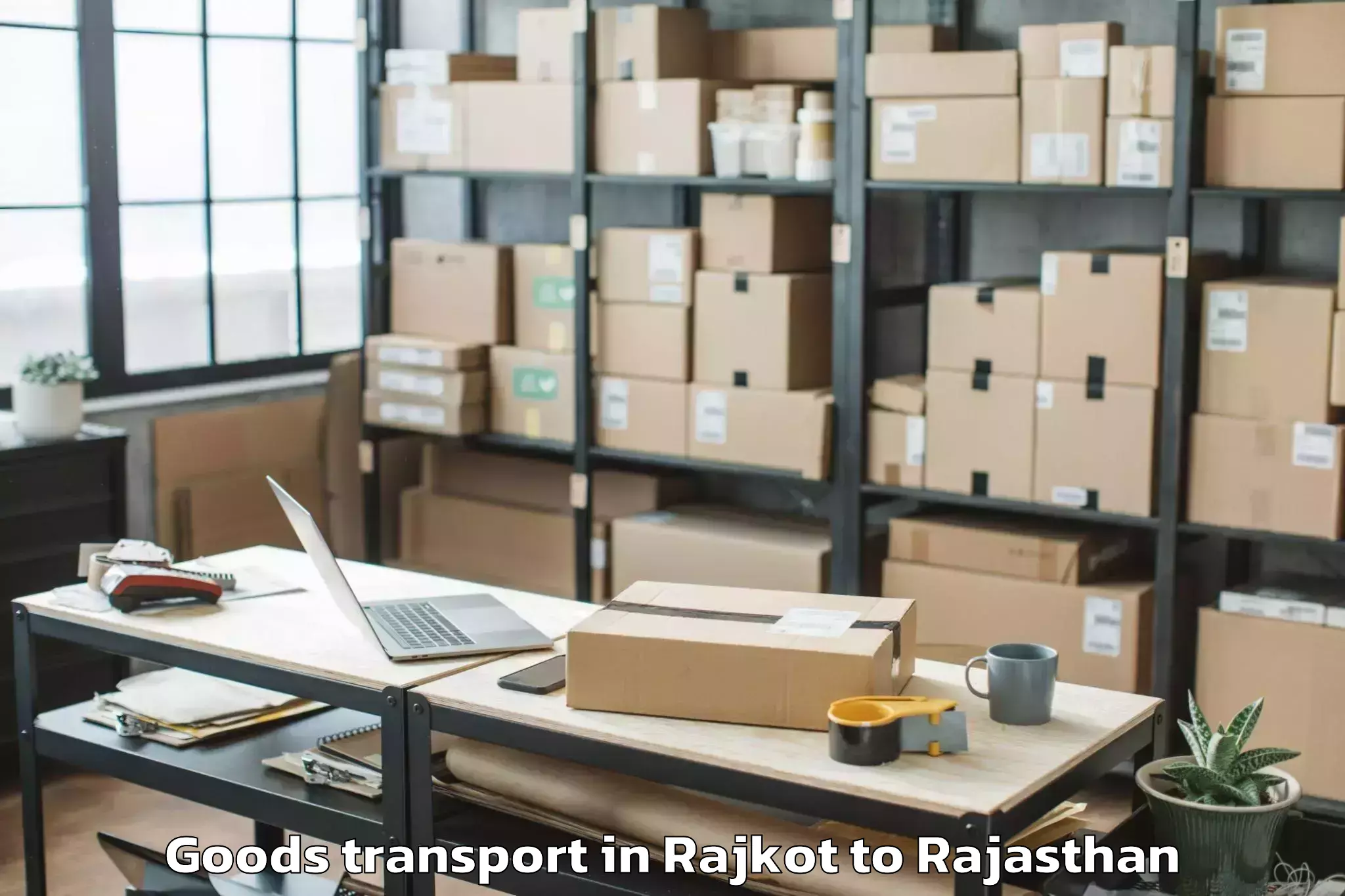 Expert Rajkot to Sanganer Goods Transport